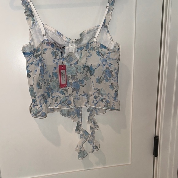 Edikted Floral Sweetheart Floral Corset Cami  Bra Top. NWT - Picture 12 of 15